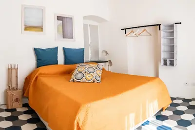 Letto o letti in una camera di Villa Cangallo