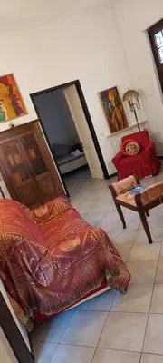 Area soggiorno di Casa Retrò