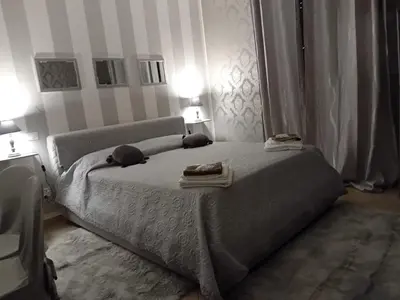 Letto o letti in una camera di La Sosta in Lunigiana