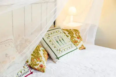 Letto o letti in una camera di Agriturismo di là dall'Acqua