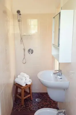 Bagno di Attic Apartment, Air Conditioning, Fast WiFi