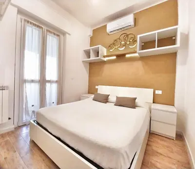 Letto o letti in una camera di Attic Apartment, Air Conditioning, Fast WiFi