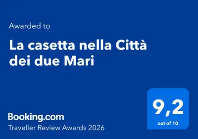Certificato, attestato, insegna o altro documento esposto da La casetta nella Città dei due Mari