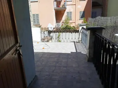 Planimetria di piccolo monolocale con angolo cottura
