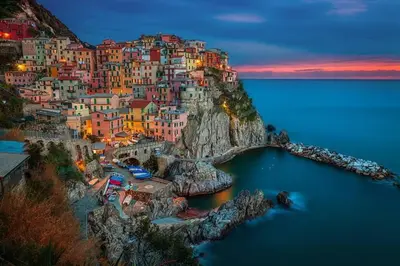 Paesaggio naturale nelle vicinanze della villa