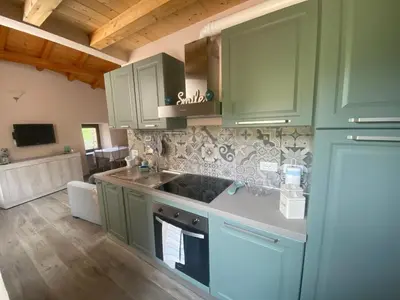 Cucina o angolo cottura di Casa Dell’Angelo Serafino