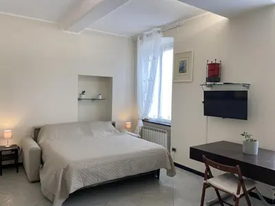 Letto o letti in una camera di La casetta del marinaio - the sailor's cottage
