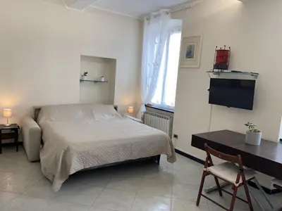 Letto o letti in una camera di La casetta del marinaio - the sailor's cottage