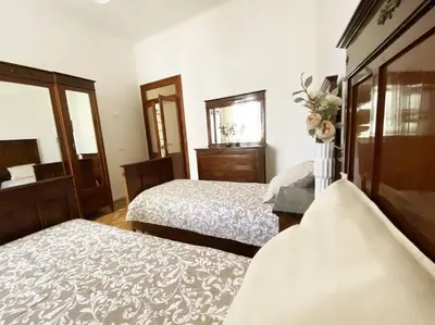 Letto o letti in una camera di Dhouse antichità all'avanguardia