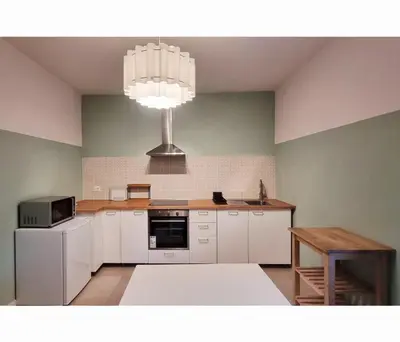 Cucina o angolo cottura di B&B Via Guareschi