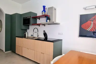 Cucina o angolo cottura di Casa del Mare- Bluchalet