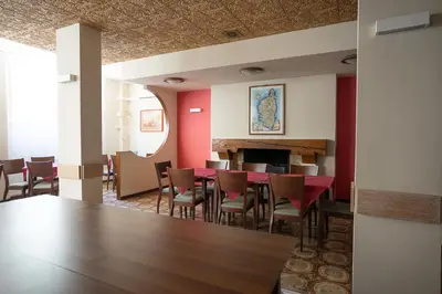 Area soggiorno di Hotel Napoleon