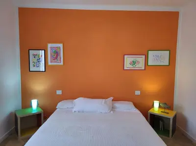 Letto o letti in una camera di Casa del Golfo 2