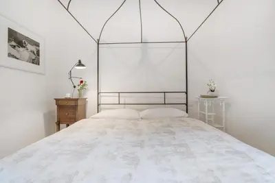 Letto o letti in una camera di Villa SPENSER CINQUE TERRE LIGURIA - mytouristhome