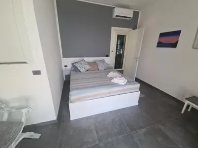 Letto o letti in una camera di Vista Mare Portofino by PortofinoVacanze