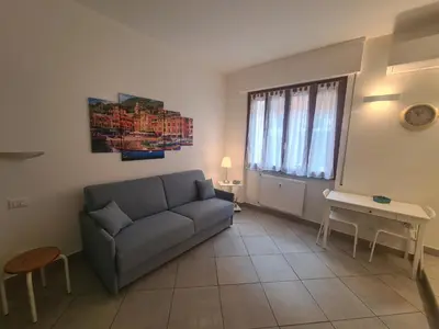 Area soggiorno di Nina Home 33 by PortofinoVacanze