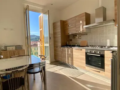 Cucina o angolo cottura di Casa vacanza Le Cinque Terre