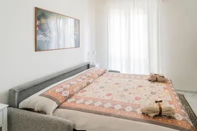 Letto o letti in una camera di Exclusive with Jacuzzi between Portofino and 5 Terre