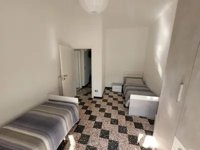 Letto o letti in una camera di Ca' du Bertu