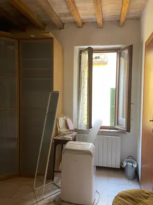 Area soggiorno di CasaFiore Art Bijoux in centro storico a Parma