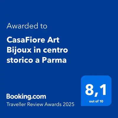 Certificato, attestato, insegna o altro documento esposto da CasaFiore Art Bijoux in centro storico a Parma