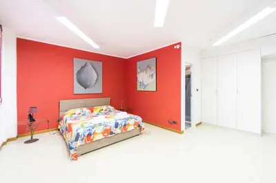 Letto o letti in una camera di 178 - Baia delle Favole Loft, 300metri dal mare di Sestri