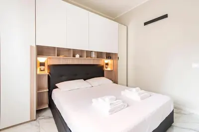 Letto o letti in una camera di Freeland House (Zona Ospedale e Università)