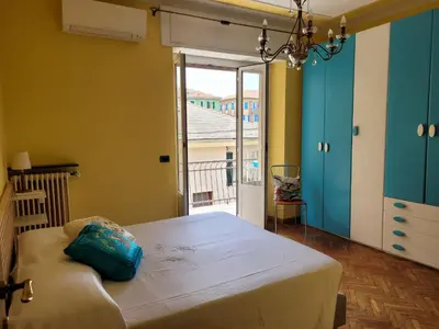 Letto o letti in una camera di Ca' Soleil