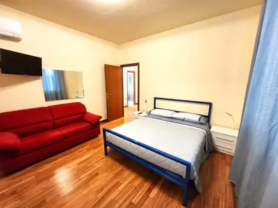 Letto o letti in una camera di Appartamento Noris