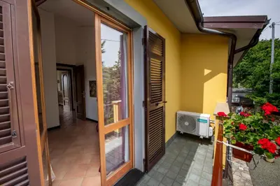 Balcone o terrazza di 187 - Ca da Pincianna, con giardino a 15 minuti dal MARE