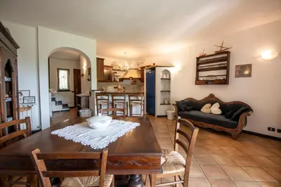 Cucina o angolo cottura di 187 - Ca da Pincianna, con giardino a 15 minuti dal MARE