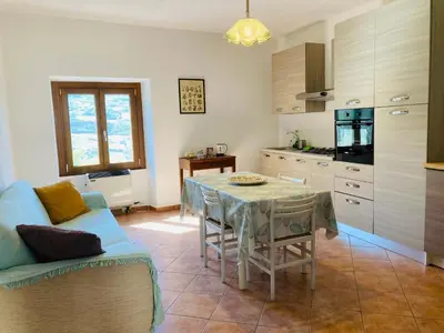Cucina o angolo cottura di Casa nella natura a Bobbio