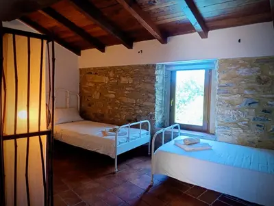 Letto o letti in una camera di Casa Volpe