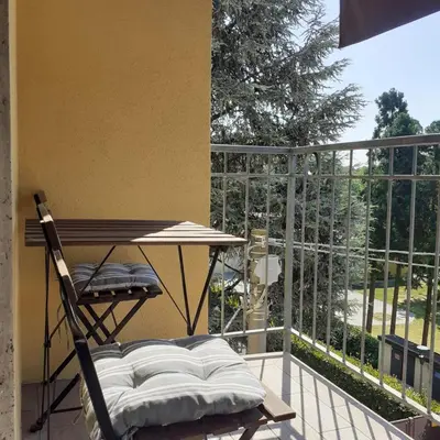 Balcone o terrazza di Appartamento casa sul fiume