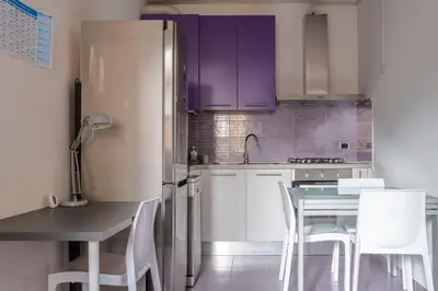 Cucina o angolo cottura di Casa Moro, monolocale moderno nel centro storico