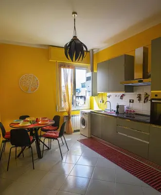 Cucina o angolo cottura di KOMOREBI Cinque Terre & Lunigiana