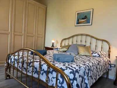 Letto o letti in una camera di Cà La Liccia