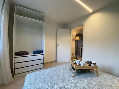 Letto o letti in una camera di Cà La Liccia