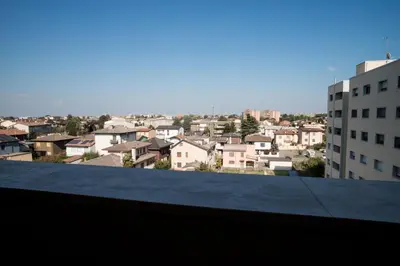 Vista generica su Lodi o vista sulla città dall'interno dell'affittacamere