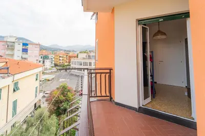 Balcone o terrazza di 193 - Casa Via della Chiusa - centralissimo e vicino alla baia del silenzio, spiaggia e mare 150m - Parcheggio GRATIS incluso e Aria condizionata