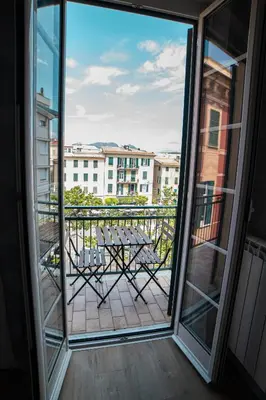 Balcone o terrazza di BnBina: nel cuore di Lavagna
