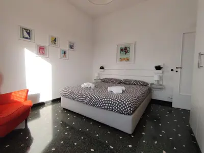 Letto o letti in una camera di La Terrazza di Chiavari