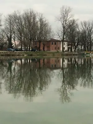 Vista sul fiume nelle vicinanze dell'agriturismo