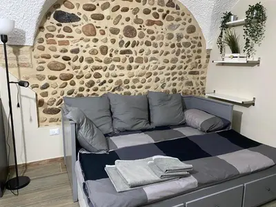Area soggiorno di Appartamento B&B C'era una volta