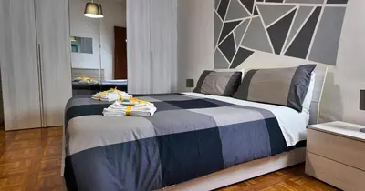 Letto o letti in una camera di Stabia House