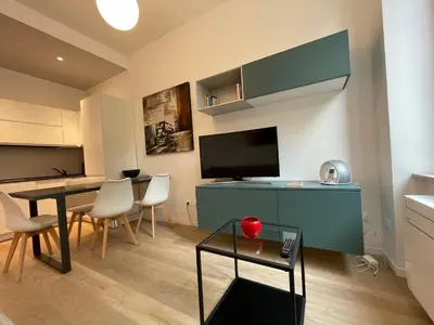 TV o dispositivi per l'intrattenimento presso Appartamento Casa Della Musica