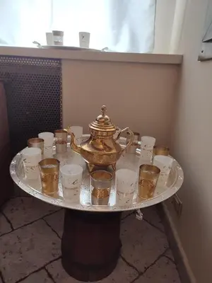 Set per la preparazione di tè e caffè presso Locanda Il Portone