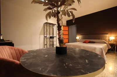 Letto o letti in una camera di Le Maginot Relais