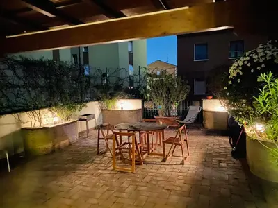 Patio o area all'aperto di B&B LE AMARENE