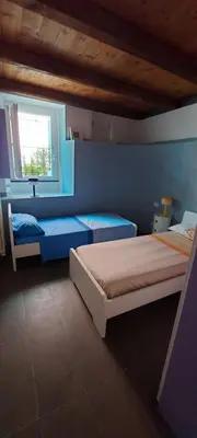 Letto o letti in una camera di La Jeannotte